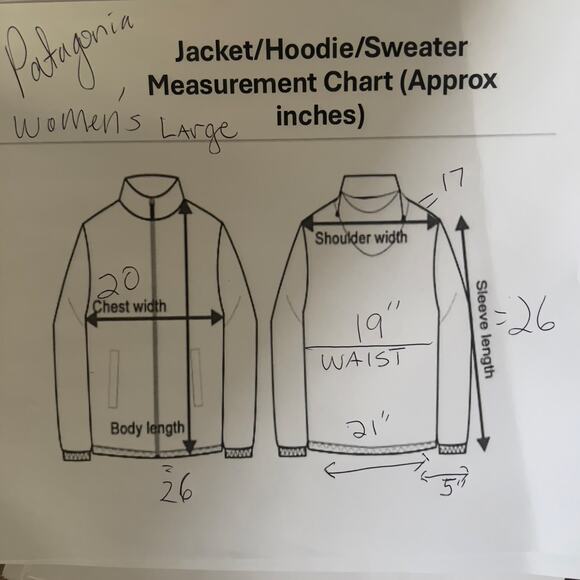 Patagonia Gray Full Zip Fleece Better Sweater Sporty Jacket Women's Large - Picture 5 of 16